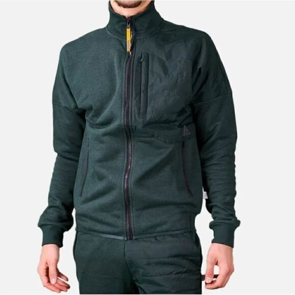 Adidas Shadow Green Pulse Olive4CMTE Track Top Jacket Men's 2XL